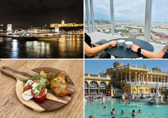 Summer in Budapest: evening Danube cruise, MOL SkyDeck panorama, bottomless brunch and the Széchenyi outdoor thermal bath